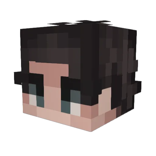 JakeyisBetter Minecraft avatar head, 3D render