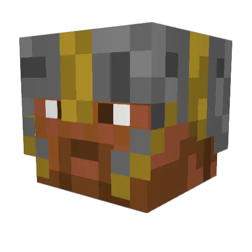 Jakeyp333 Minecraft avatar head, 3D render