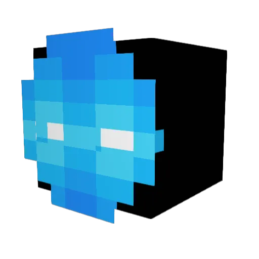 Jakhe13 Minecraft avatar head, 3D render