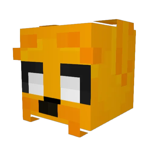 JakinhoYT Minecraft avatar head, 3D render
