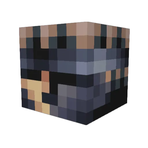 Jakko457 Minecraft avatar head, 3D render