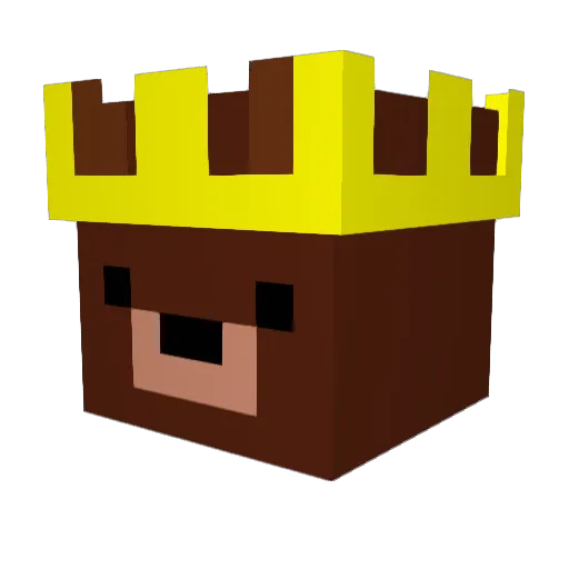 Jakmin_42 Minecraft avatar head, 3D render