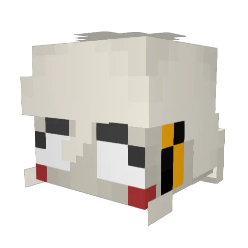 Jako_Bean Minecraft avatar head, 3D render
