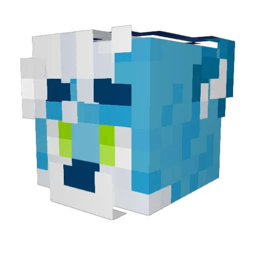 Jako_NIAR Minecraft avatar head, 3D render
