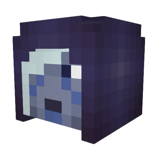 Jakob13 Minecraft avatar head, 3D render