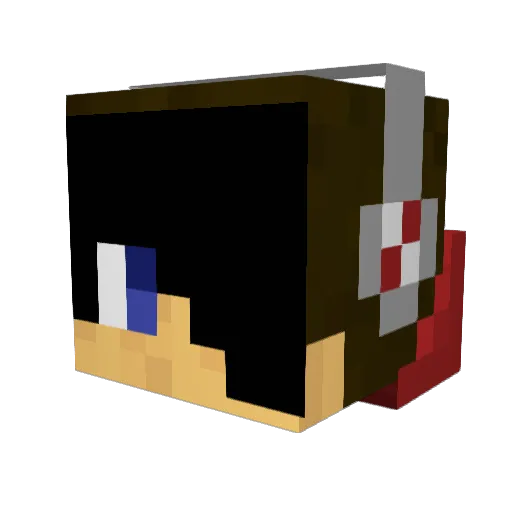 Jakob1406 Minecraft avatar head, 3D render