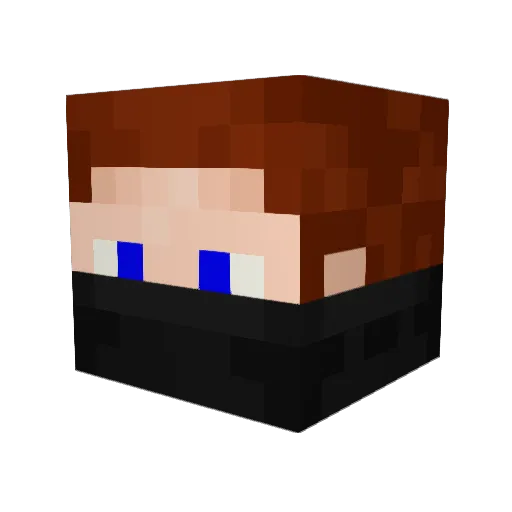 Jakob452 Minecraft avatar head, 3D render