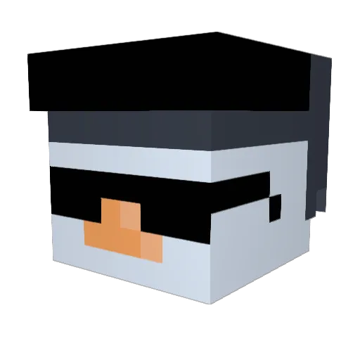 JakobBF Minecraft avatar head, 3D render