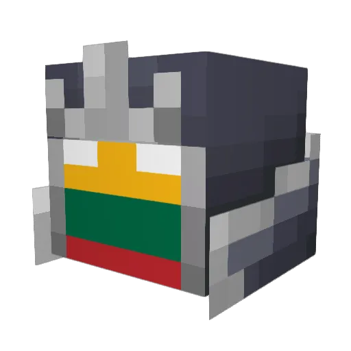 JakobIV Minecraft avatar head, 3D render