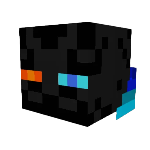JakobKom Minecraft avatar head, 3D render