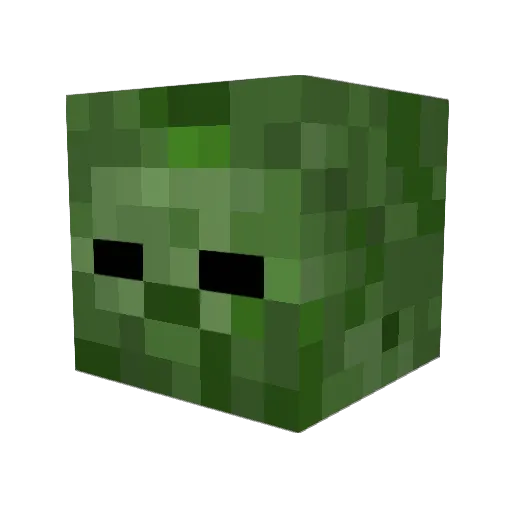 JakobR4 Minecraft avatar head, 3D render
