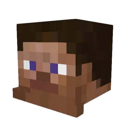 JakobTS Minecraft avatar head, 3D render