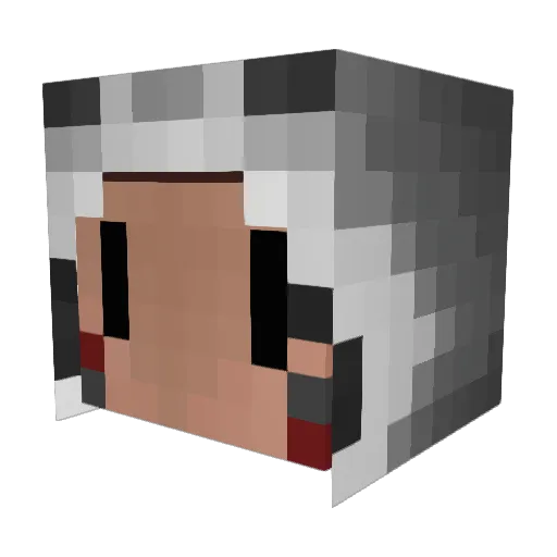 JakobWoah Minecraft avatar head, 3D render