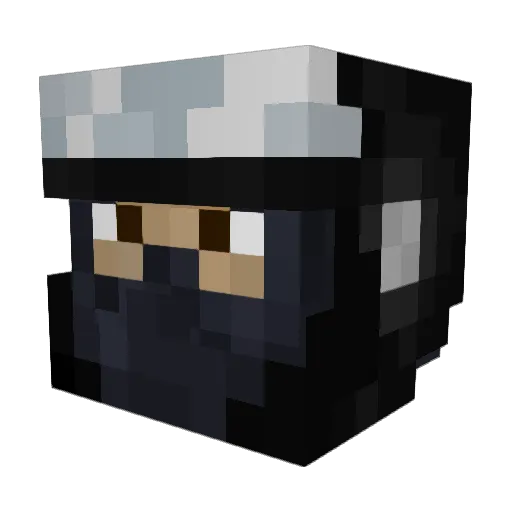 Jakobayy Minecraft avatar head, 3D render