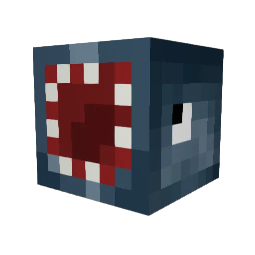 Jakobeezy Minecraft avatar head, 3D render