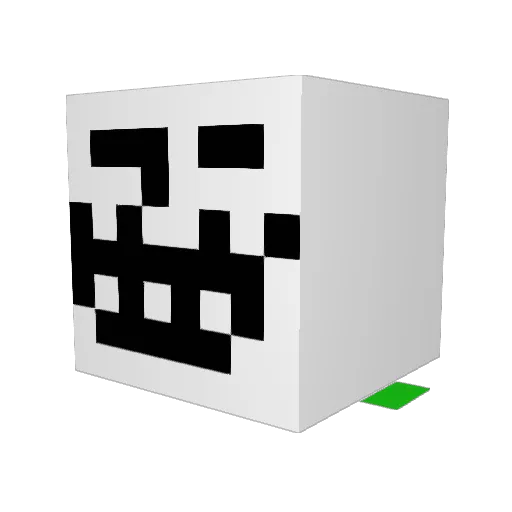 Jakobi2013 Minecraft avatar head, 3D render