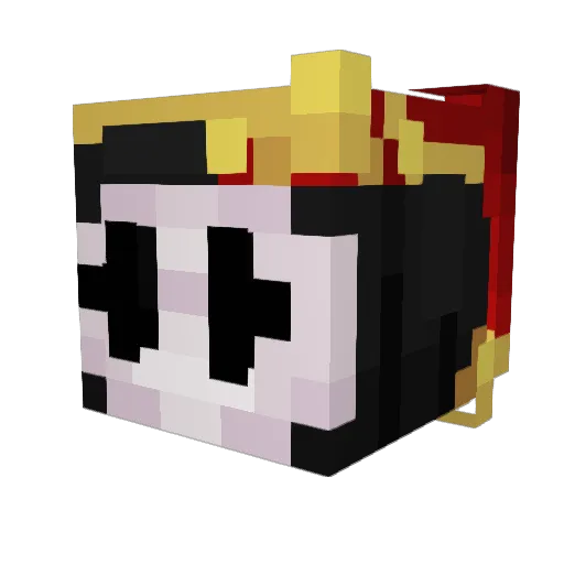 JakobosHD Minecraft avatar head, 3D render