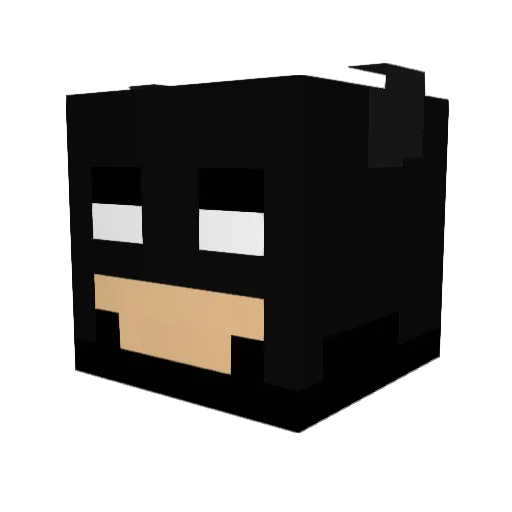 Jakobznic Minecraft avatar head, 3D render