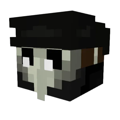 Jakomela343 Minecraft avatar head, 3D render