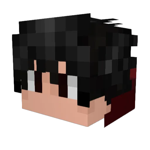 Jakub22 Minecraft avatar head, 3D render