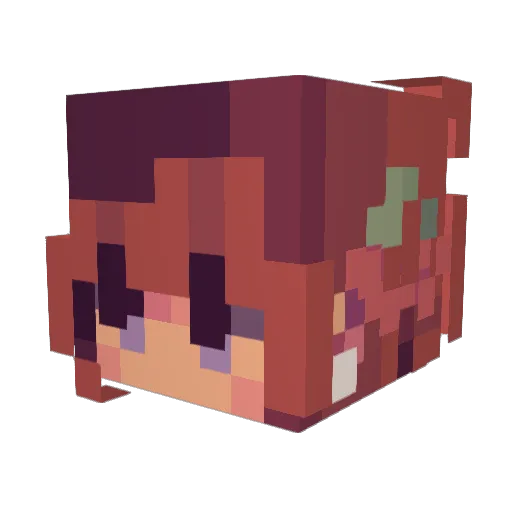 Jakub5508 Minecraft avatar head, 3D render