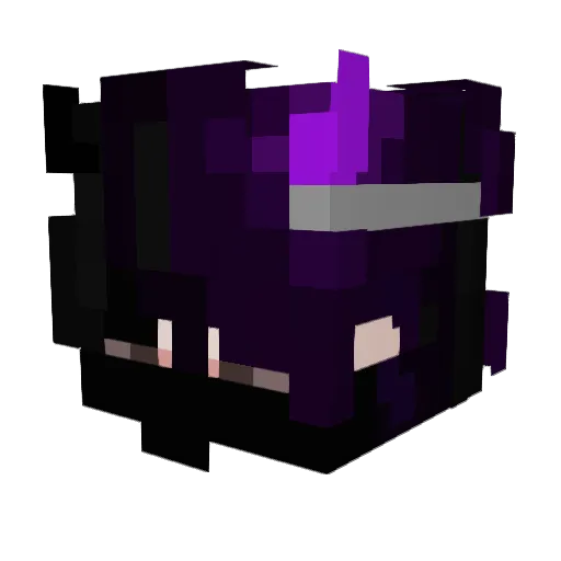 Jakubix75 Minecraft avatar head, 3D render