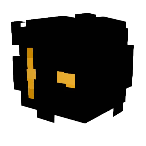 Jakutsk Minecraft avatar head, 3D render