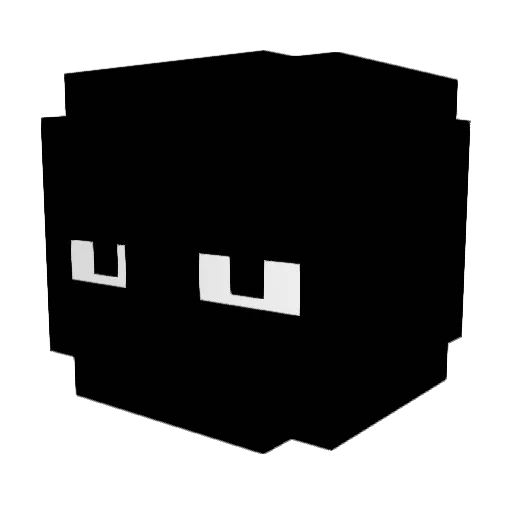 Jakzz12 Minecraft avatar head, 3D render
