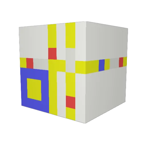 Jalan Minecraft avatar head, 3D render