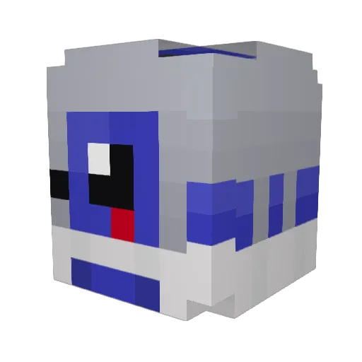 Jalander97 Minecraft avatar head, 3D render