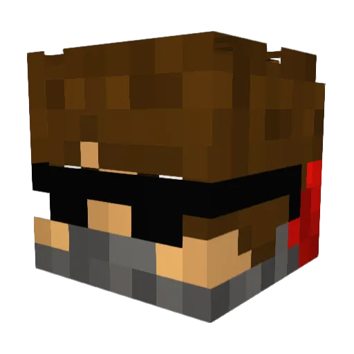 Jalap_enyo Minecraft avatar head, 3D render