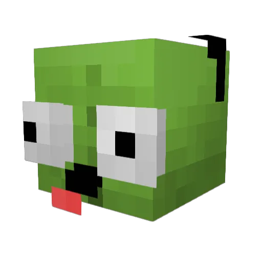 JalapenoQueen Minecraft avatar head, 3D render