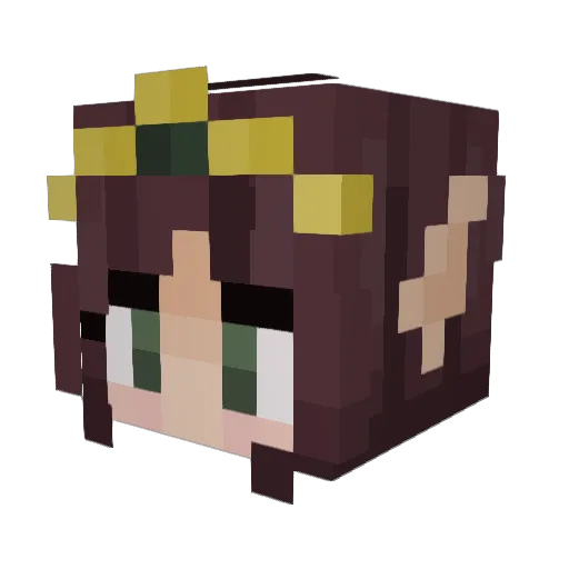Jalapeno_tea Minecraft avatar head, 3D render