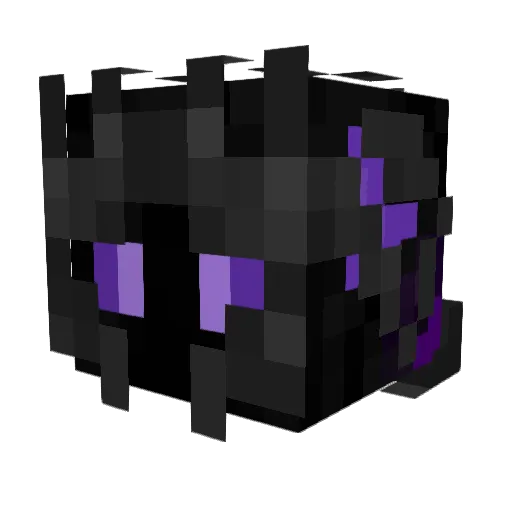 Jalau Minecraft avatar head, 3D render
