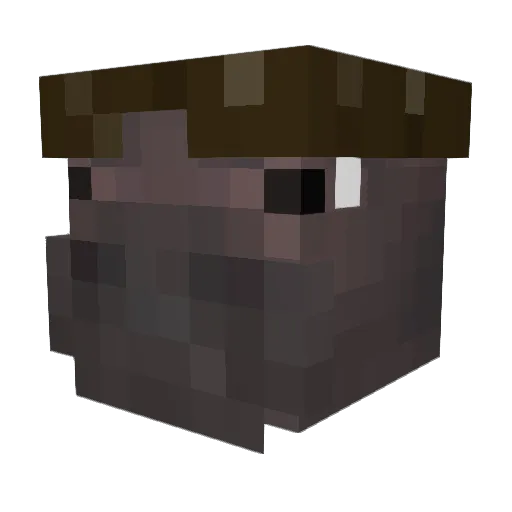 JalebKones Minecraft avatar head, 3D render