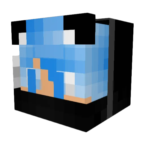 JalilDaJaguar Minecraft avatar head, 3D render