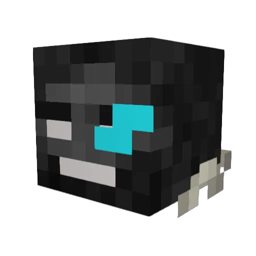 Jalman Minecraft avatar head, 3D render