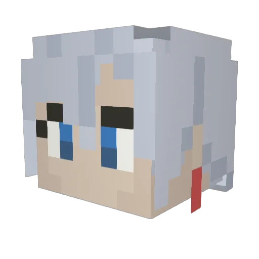 Jalo_JG Minecraft avatar head, 3D render