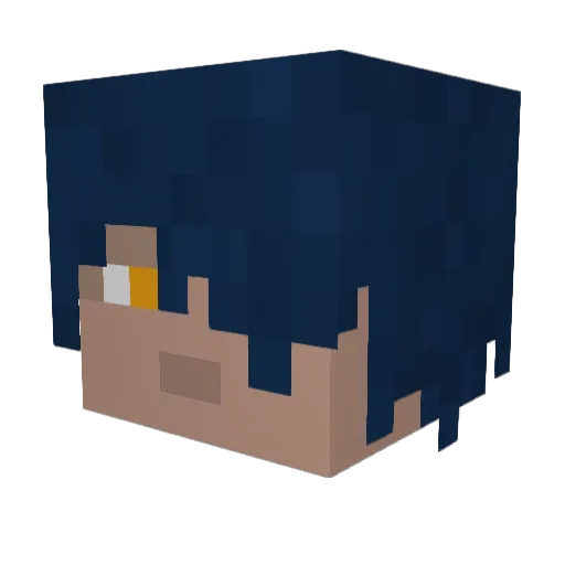 Jalukaa Minecraft avatar head, 3D render