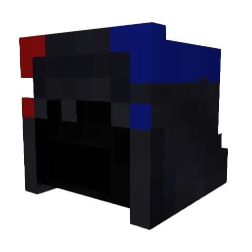 Jaluklol Minecraft avatar head, 3D render