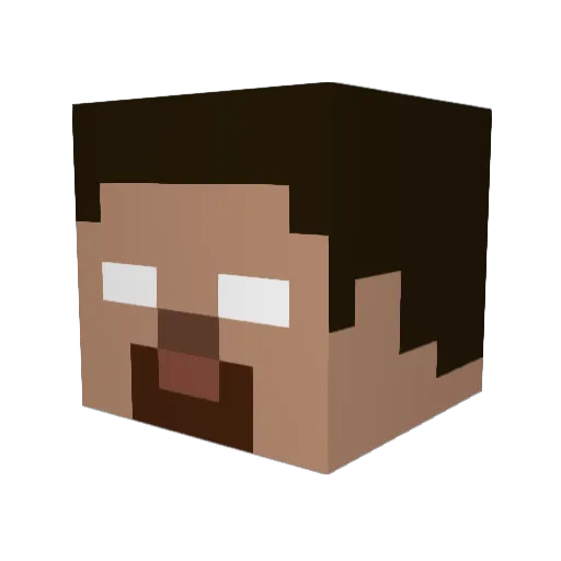 JamBone74 Minecraft avatar head, 3D render