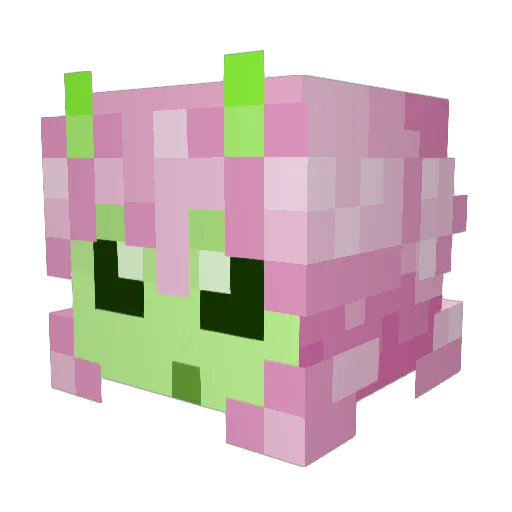 JamJoyce Minecraft avatar head, 3D render