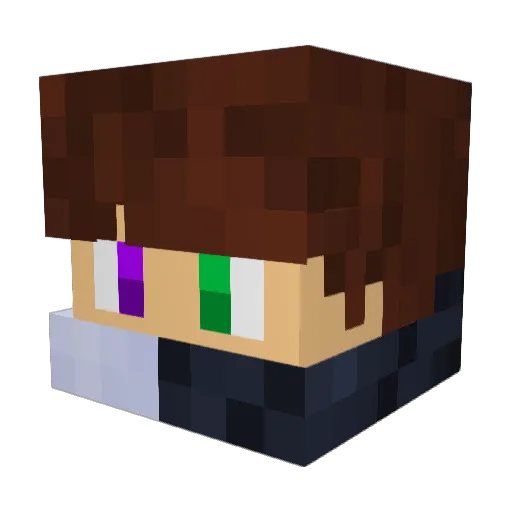 JamLikesGranola Minecraft avatar head, 3D render