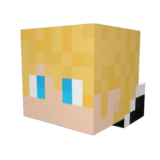 JamOnToast_ Minecraft avatar head, 3D render