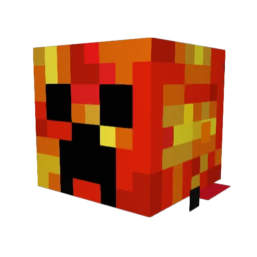 JamPlayz03 Minecraft avatar head, 3D render