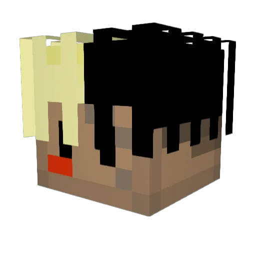 Jamaal_hunt Minecraft avatar head, 3D render