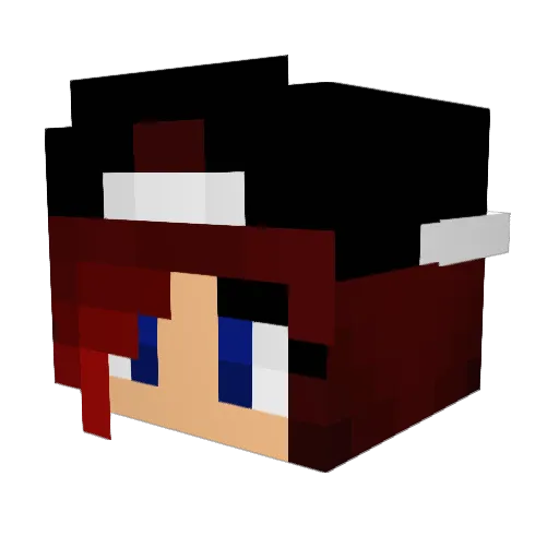 JamaicaBot25 Minecraft avatar head, 3D render