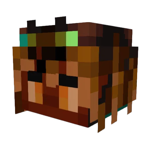 JamaicanProdigy Minecraft avatar head, 3D render