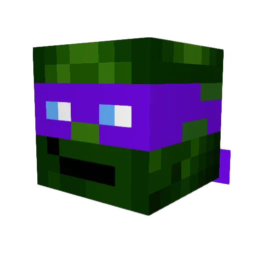 JamalDog Minecraft avatar head, 3D render