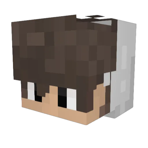 JamalJacksonGam Minecraft avatar head, 3D render